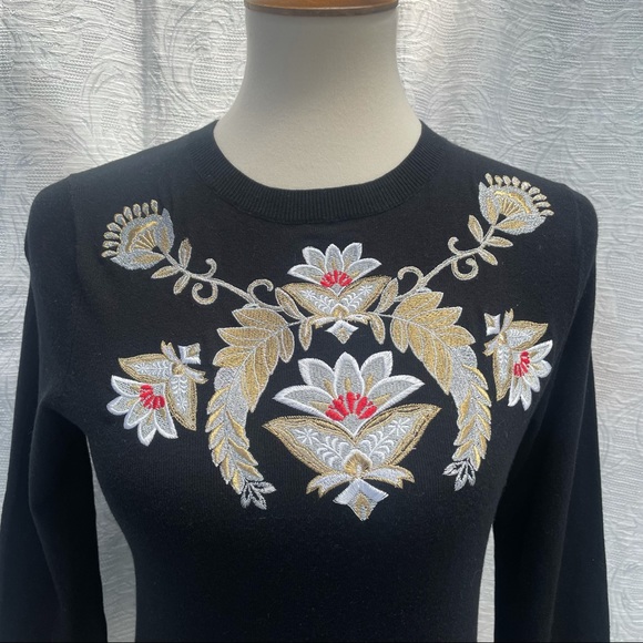 Ted Baker SHANI Opulent Orient Embroidered Sweater - Picture 6 of 12